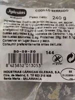 Mängden socker i Codillo serrano