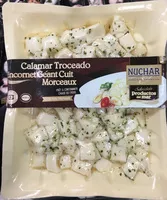 Calamar Troceado Encornet Géant Cuit Morceaux (avec persil)