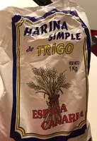 Mängden socker i Harina simple de trigo