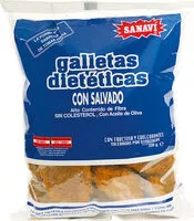 Mängden socker i Galletas con salvado