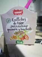 Mängden socker i Galletas de trigo sarraceno, quinoa y baobab