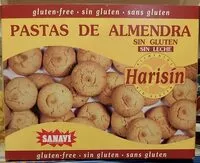 Mängden socker i Pastas de Almendra sin gluten Harisin