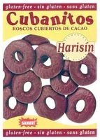 Mängden socker i Harisin cubanitos roscos cubiertos de cacao sin gluten