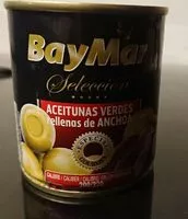Mängden socker i Selección Aceitunas verdes rellenas de anchoa