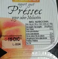 Mängden socker i logurt Sabor Préssec