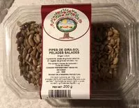 Mängden socker i Pipas de gira-sol peladas saladas
