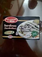 Mängden socker i Sardinas en aceite de oliva