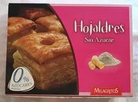 Mängden socker i Hojaldres sin azúcar