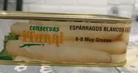 Mängden socker i Espárragos blancos extra