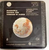 Mängden socker i Mandorla tostata con turron di jijona