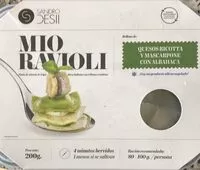 Mängden socker i ravioli queso ricota y albahaca