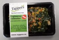 Mängden socker i TAPPERS - Espinacas salteadas con anacardos y pasas