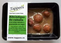 Mängden socker i TAPPERS - Albóndigas de caballa con setas shiitake y trigo
