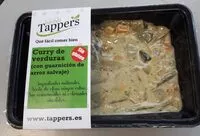 Mängden socker i TAPPERS - Curry de verduras con guarnición de arroz salvaje