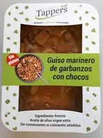 Mängden socker i TAPPERS - Guiso marinero de garbanzos con chocos