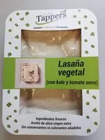 Mängden socker i Lasaña vegetal con kale y tomate seco