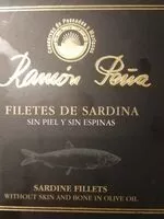 Mängden socker i Filetes de sardina