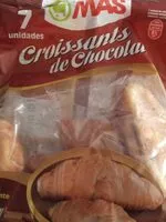 Mängden socker i Croissants de chocolate
