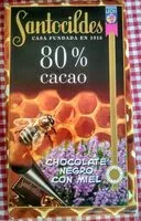 Mängden socker i Chocolate negro 80% con miel