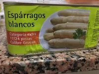 Mängden socker i Espárragos blancos