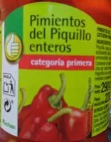 Mängden socker i Pimientos del piquillo enteros