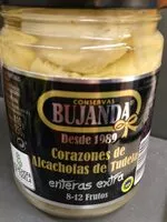 Mängden socker i Corazones de alcachofa de Tudela