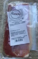 Mängden socker i Tranches de jambon serrano