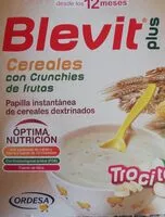 Mängden socker i Cereales con crunchies de frutas