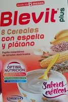 Mängden socker i Blevit plus 8 cereales con espelta y plátano