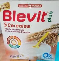 Mängden socker i Blevit plus 5 cereales