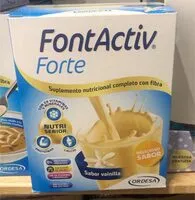 Mängden socker i FontActiv Forte
