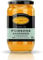 Mängden socker i Soupe de poissons sauvages a la boulonnaise