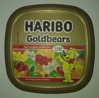 Mängden socker i Haribo Llaminadures Ossets D'or Box