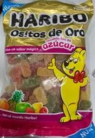 Mängden socker i Haribo ositos de oro recubiertos de azúcar