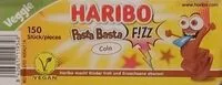 Mängden socker i Haribo Pasta Basta Fizz Cola