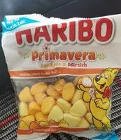 Mängden socker i Haribo Primavera Aprikose Pfirsich