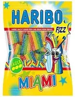 Mängden socker i Haribo Miami
