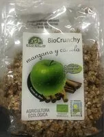 Mängden socker i BioCrunchy manzana y canela