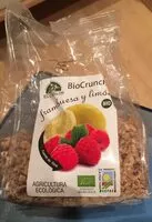 Mängden socker i Biocrunch frambuesa y limón