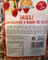 Mängden socker i Muesli arándanos y bayas de goji