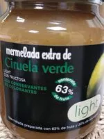 Mängden socker i Mermelada extra de ciruela verde