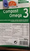 Mängden socker i Compost omega 3