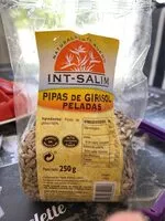 Mängden socker i Pipas de girasol peladas