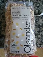 Mängden socker i Muesli Andino Cacao