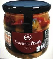 Mängden socker i Broquetes picants Extra
