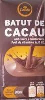 Mängden socker i Batut de cacau