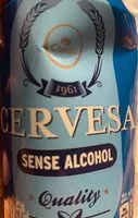 Mängden socker i Cervesa sensa alcohol