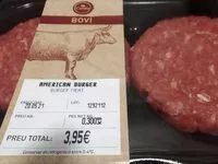 Mängden socker i American Burger Boví Condis