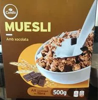 Mängden socker i Cereals Condis Muesli Xoco - céréales