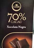 Mängden socker i Xocolata negra 70% cacau